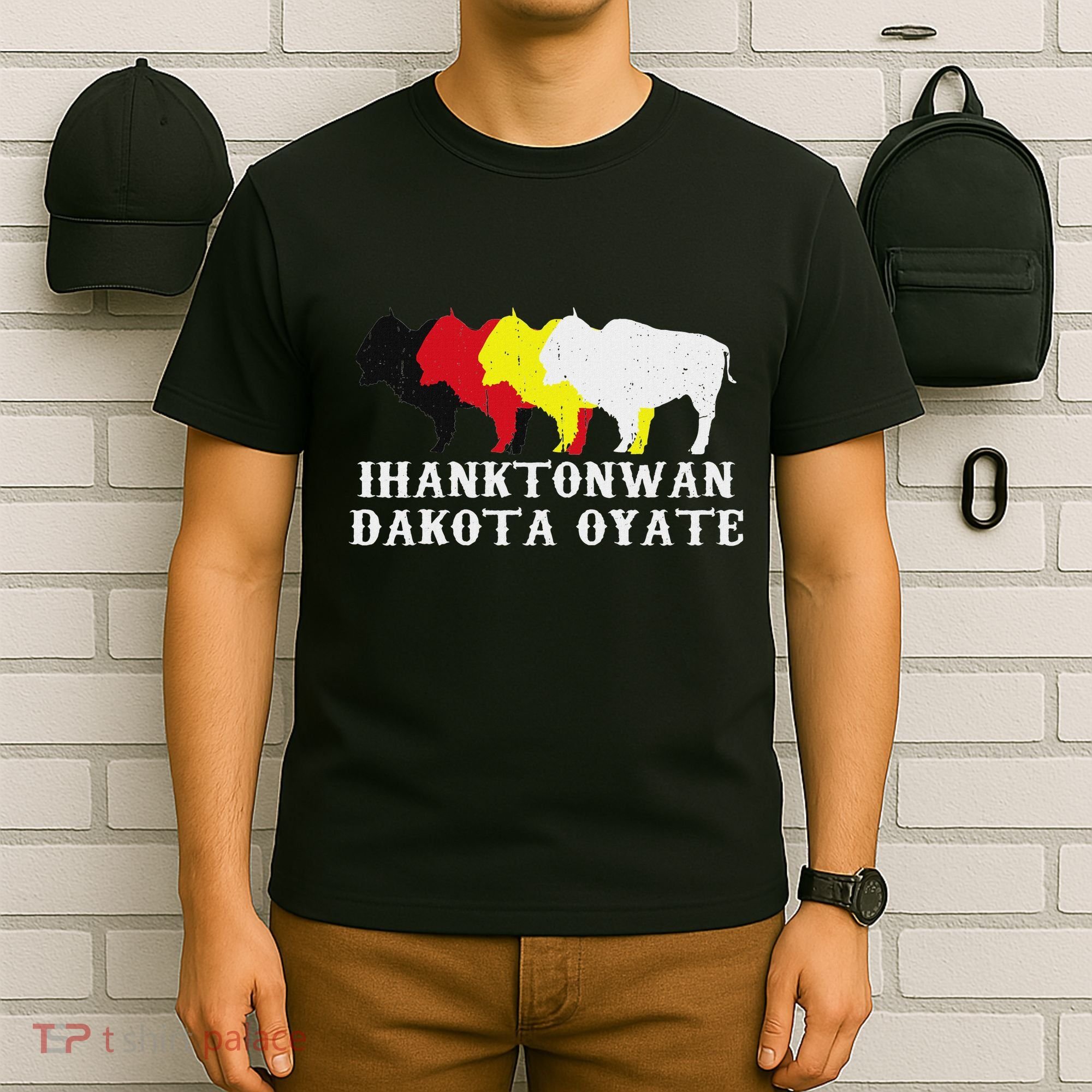 Ihanktonwan Dakota Oyate Yankton Sioux Medicine Wheel T-Shirt