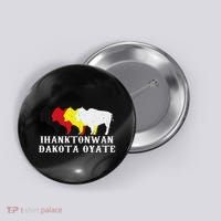 Ihanktonwan Dakota Oyate Yankton Sioux Medicine Wheel Button thumb 0