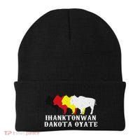 Ihanktonwan Dakota Oyate Yankton Sioux Medicine Wheel Beanie thumb 0