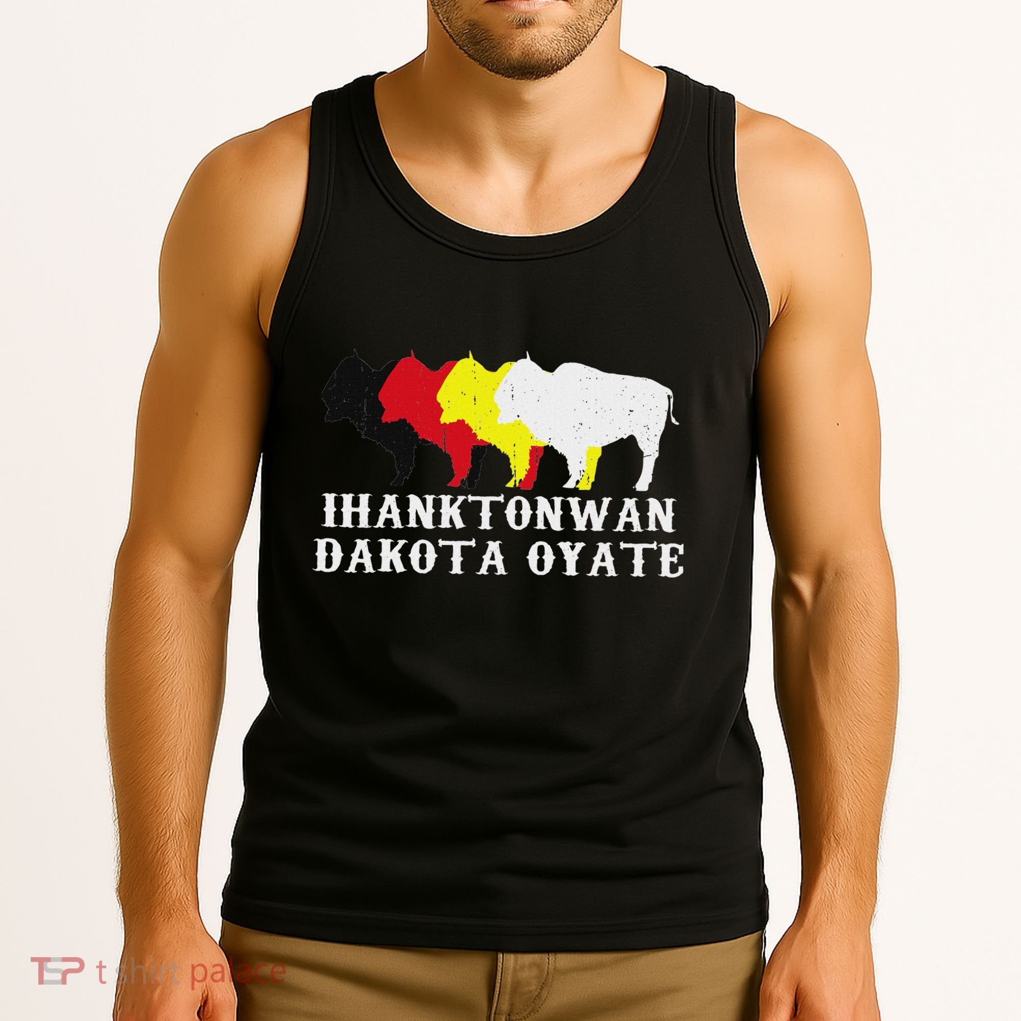 Ihanktonwan Dakota Oyate Yankton Sioux Medicine Wheel Tank Top