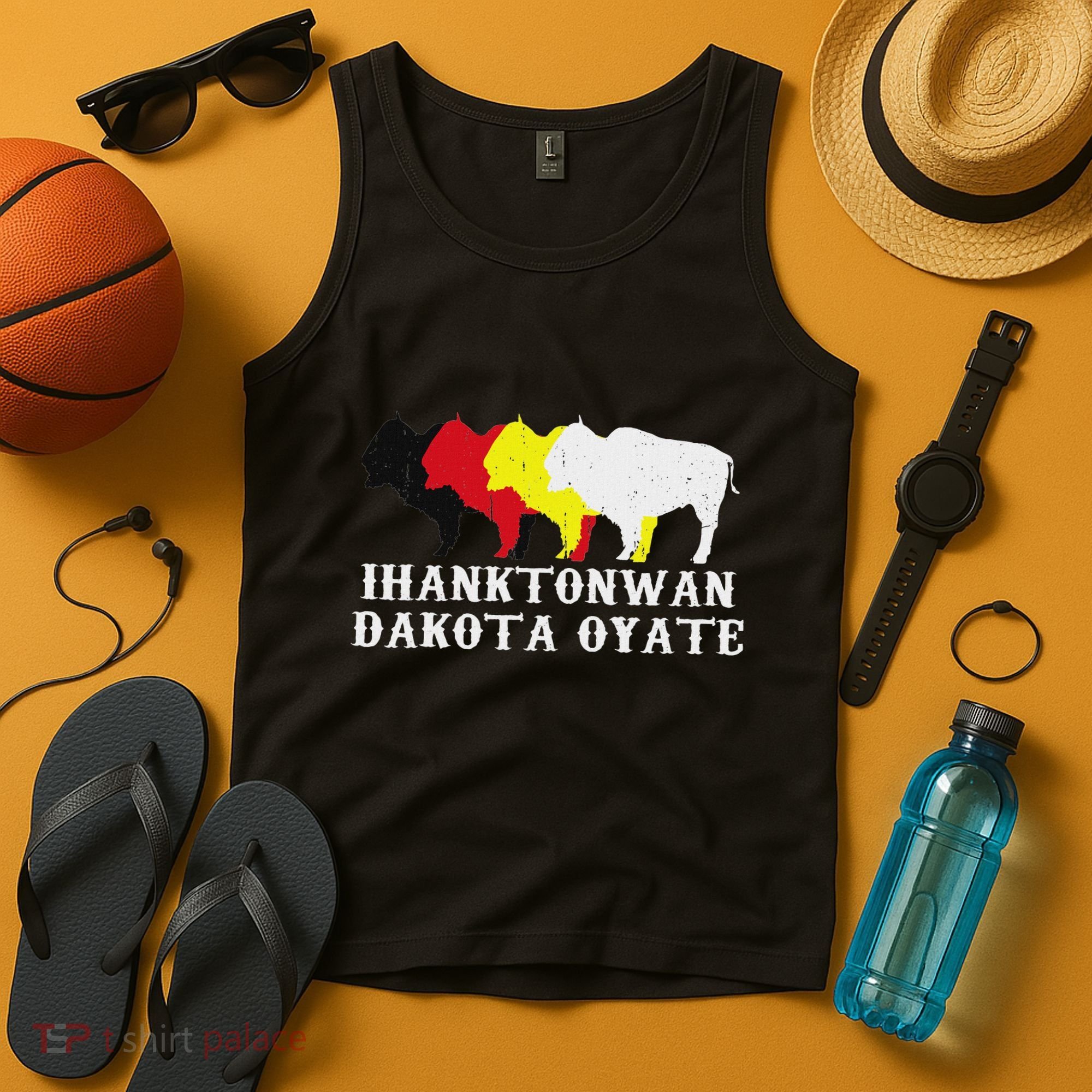 Ihanktonwan Dakota Oyate Yankton Sioux Medicine Wheel Tank Top