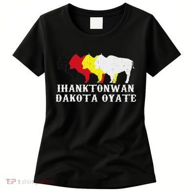 Ihanktonwan Dakota Oyate Yankton Sioux Medicine Wheel Women's T-Shirt