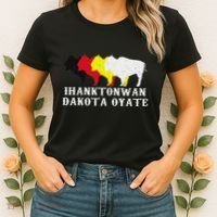 Ihanktonwan Dakota Oyate Yankton Sioux Medicine Wheel Women's T-Shirt thumb 2