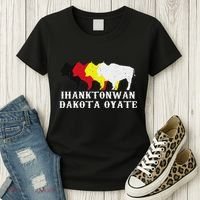 Ihanktonwan Dakota Oyate Yankton Sioux Medicine Wheel Women's T-Shirt thumb 3