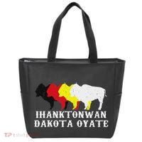 Ihanktonwan Dakota Oyate Yankton Sioux Medicine Wheel Tote Bag thumb 0