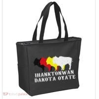 Ihanktonwan Dakota Oyate Yankton Sioux Medicine Wheel Tote Bag thumb 2