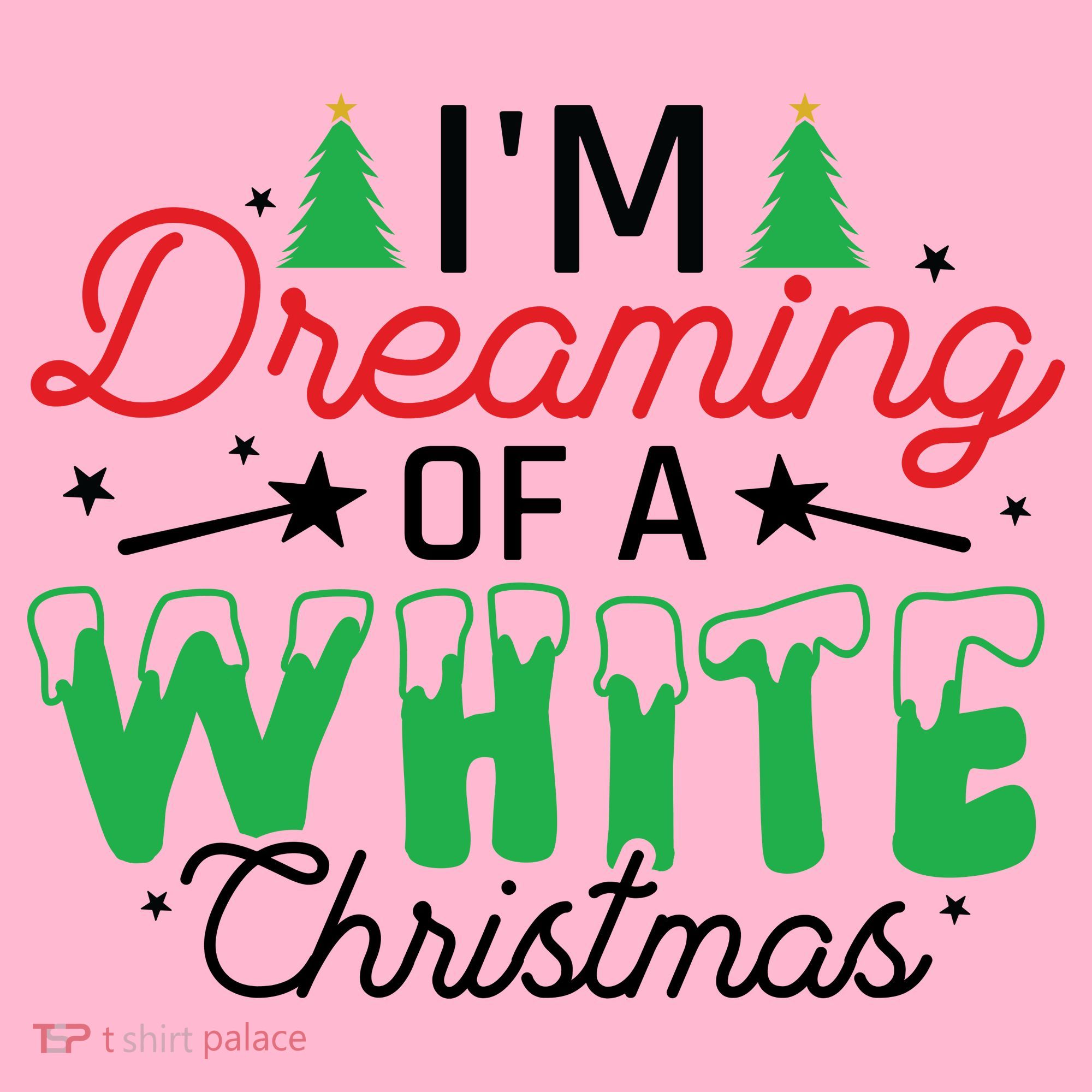 I'm Dreaming Of A White Christmas Coaster