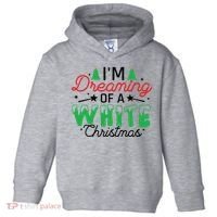 I'm Dreaming Of A White Christmas Toddler Hoodie thumb 0