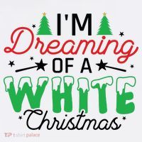 I'm Dreaming Of A White Christmas Baby Bodysuit thumb 2
