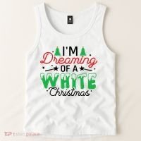 I'm Dreaming Of A White Christmas Tank Top thumb 2