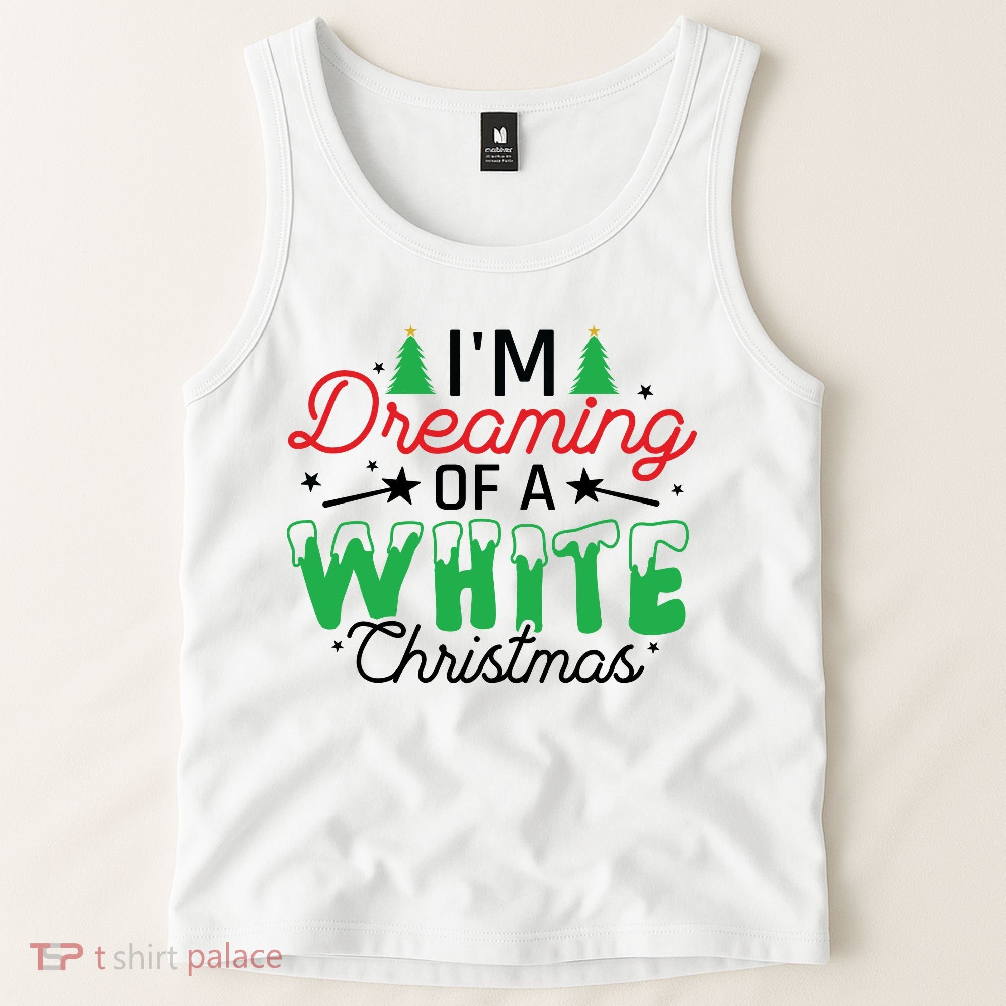 I'm Dreaming Of A White Christmas Tank Top