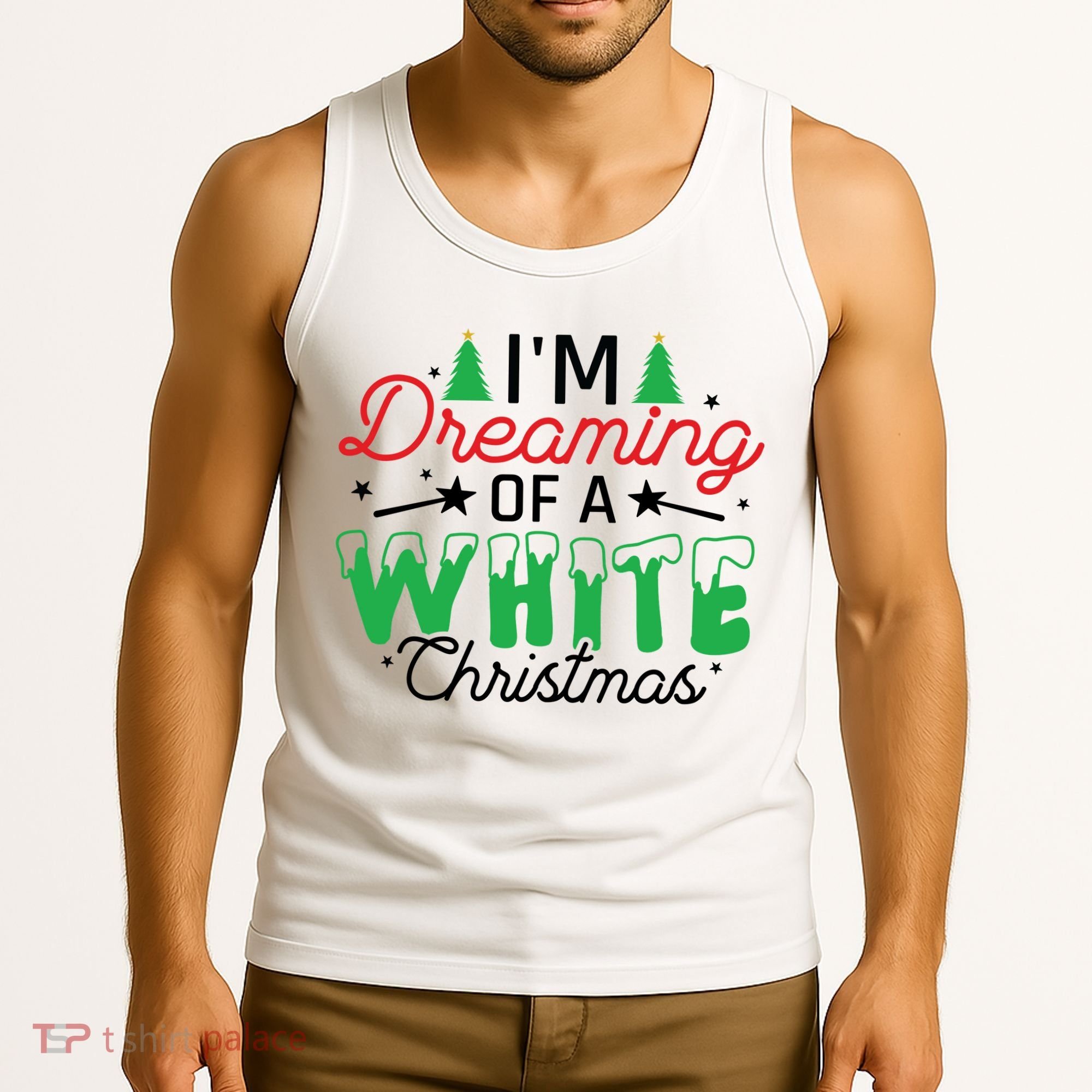 I'm Dreaming Of A White Christmas Tank Top