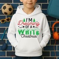 I'm Dreaming Of A White Christmas Kids Hoodie thumb 2