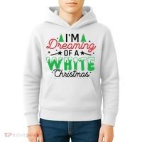 I'm Dreaming Of A White Christmas Kids Hoodie thumb 4
