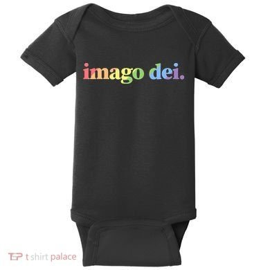 Imago Dei Pride Gods Image Vintage Bold Christian Baby Bodysuit
