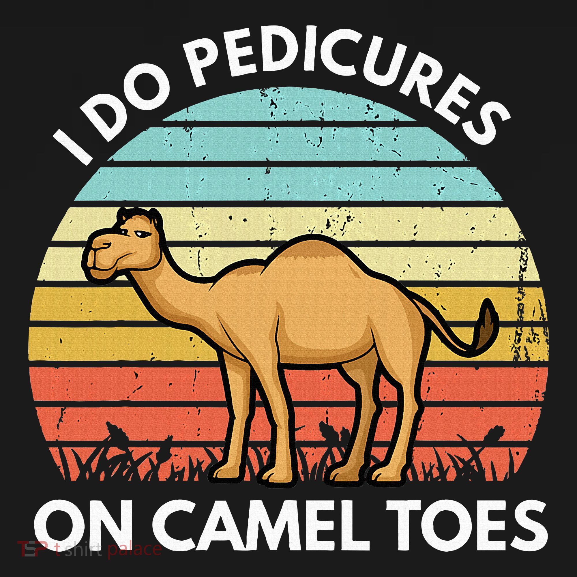 I Do Pedicures On Camel Toes Funny Camel Joke Saying Coaster