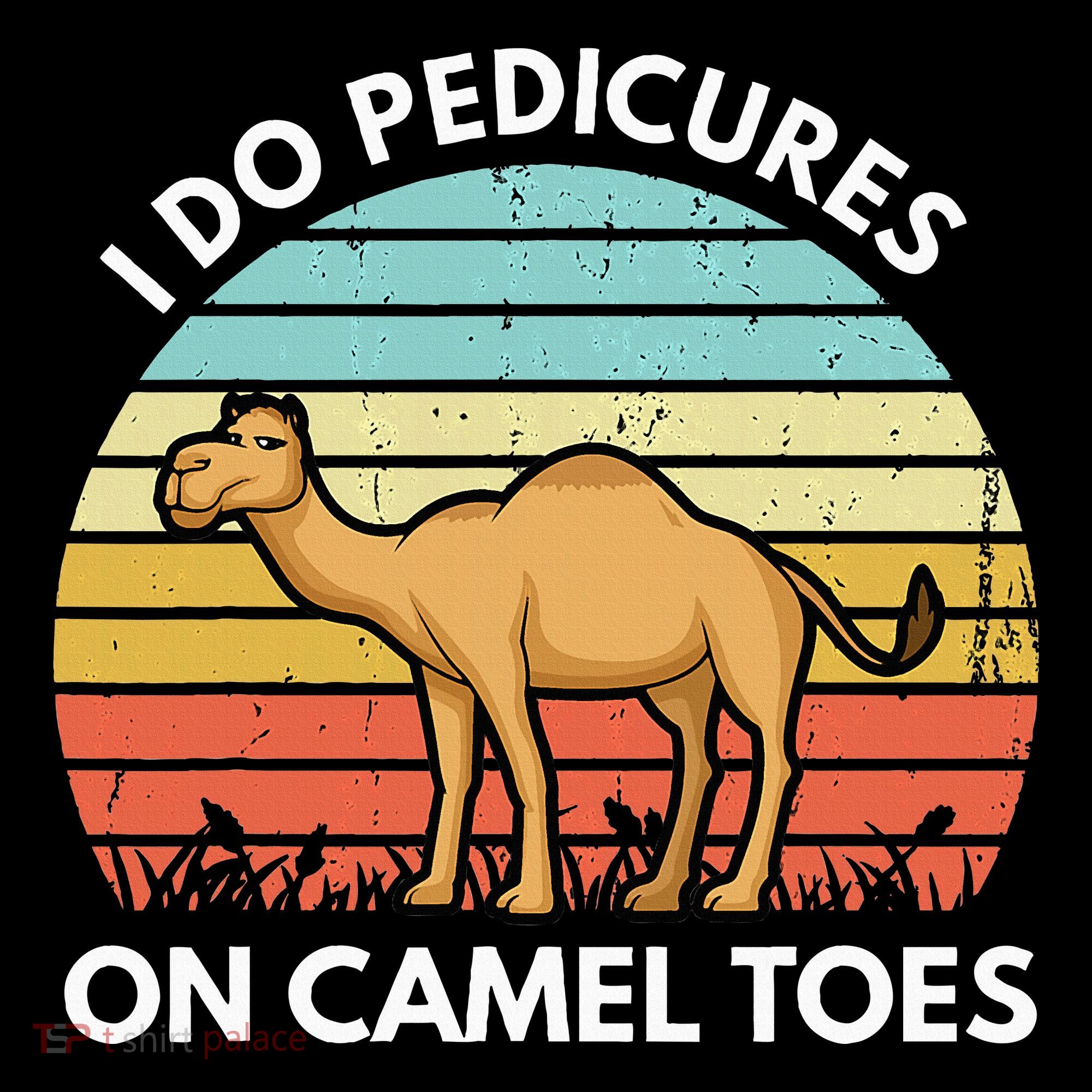 I Do Pedicures On Camel Toes Funny Camel Joke Saying Women's Hoodie