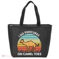 I Do Pedicures On Camel Toes Funny Camel Joke Saying Tote Bag thumb 0