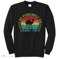 I Do Pedicures On Camel Toes Funny Retro Sweatshirt thumb 0