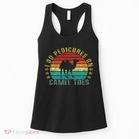 I Do Pedicures On Camel Toes Funny Retro Women's Tank Top thumb 0