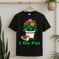 I Do Pot Funny Gardening Floral Plants Garden T-Shirt thumb 2