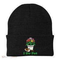 I Do Pot Funny Gardening Floral Plants Garden Beanie thumb 0