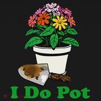 I Do Pot Funny Gardening Floral Plants Garden Polo thumb 3
