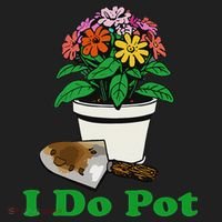 I Do Pot Funny Gardening Floral Plants Garden Hat thumb 2