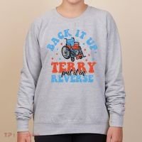 Independence Day Put It In Reverse Terry Funny 4th Of July Women's Sweatshirt thumb 0