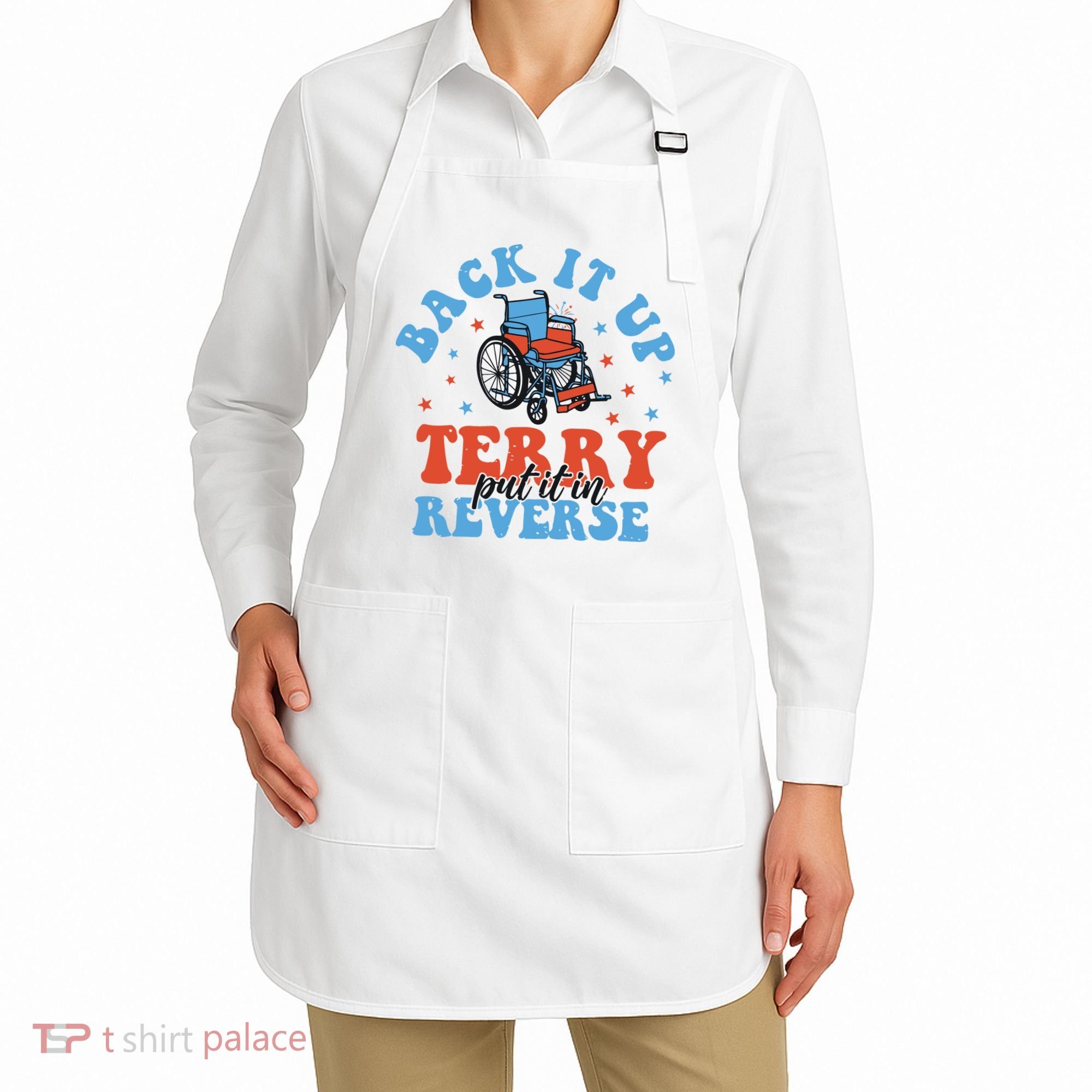 Independence Day Put It In Reverse Terry Funny 4th Of July Apron