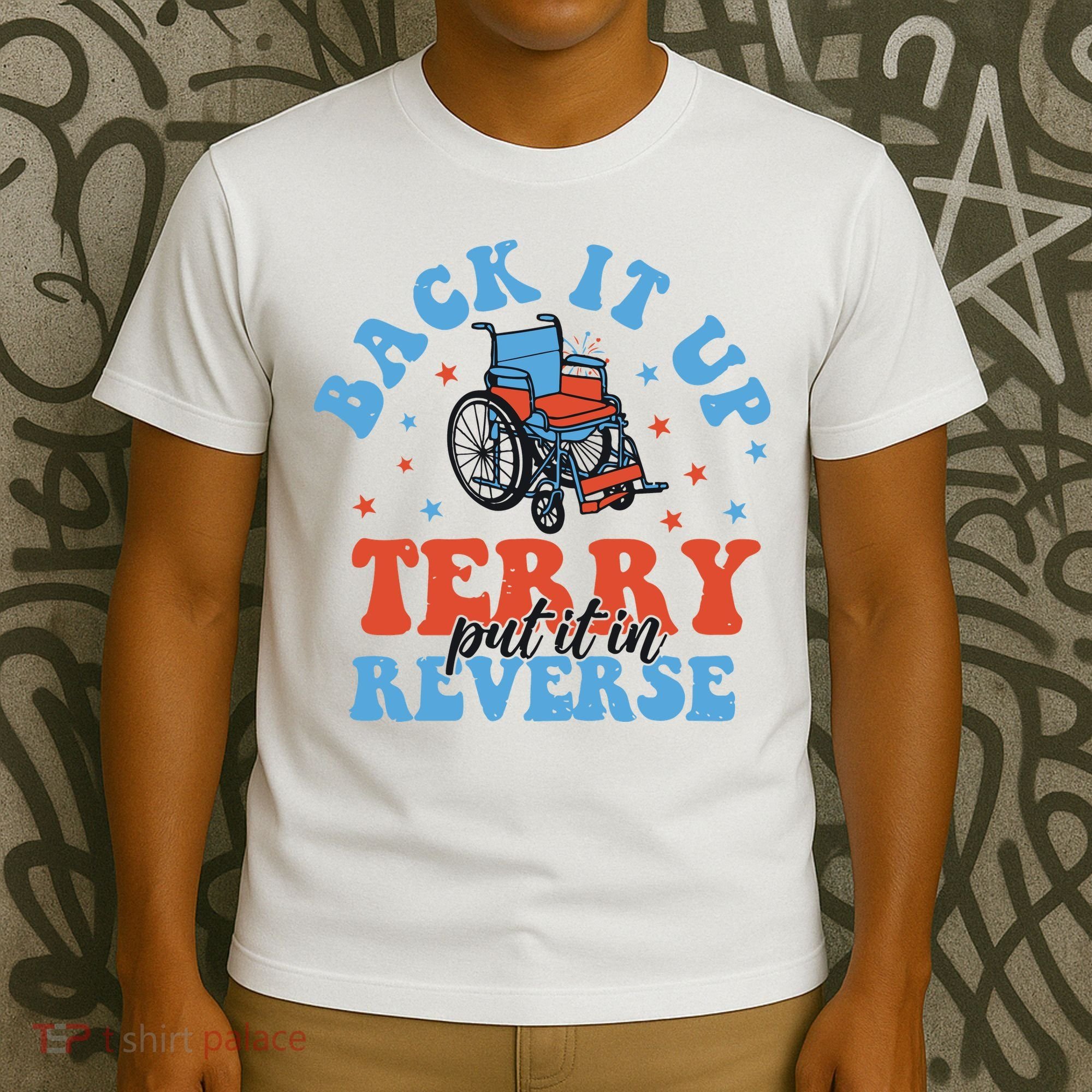 Independence Day Put It In Reverse Terry Funny 4th Of July T-Shirt