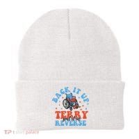 Independence Day Put It In Reverse Terry Funny 4th Of July Beanie thumb 0