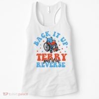 Independence Day Put It In Reverse Terry Funny 4th Of July Women's Tank Top thumb 0