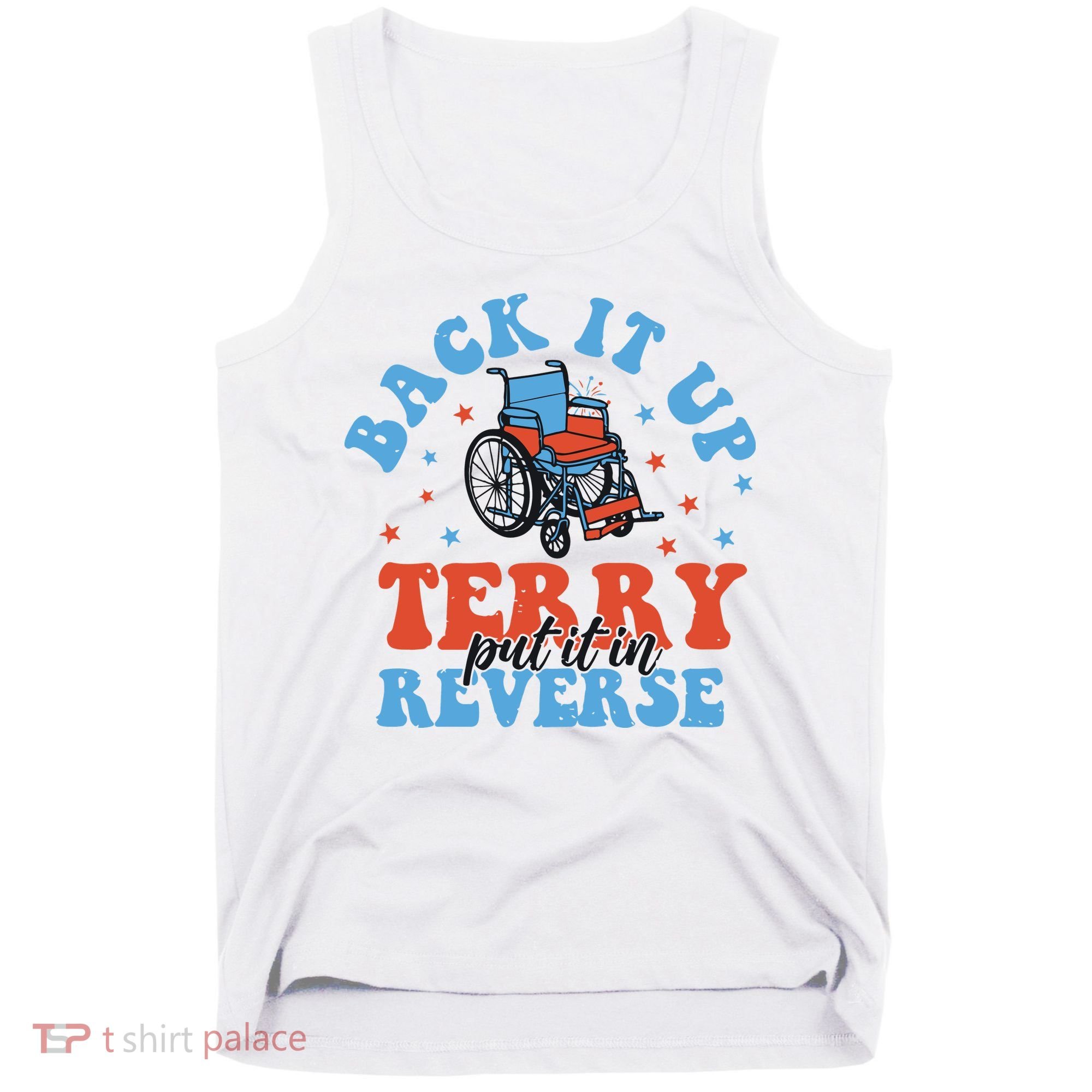 Independence Day Put It In Reverse Terry Funny 4th Of July Tank Top