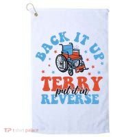 Independence Day Put It In Reverse Terry Funny 4th Of July Golf Towel thumb 0