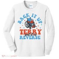 Independence Day Put It In Reverse Terry Funny 4th Of July Kids Long Sleeve Shirt thumb 0