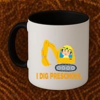 I Dig Preschool Bulldozer Coffee Mug thumb 2