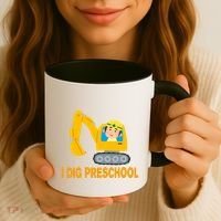 I Dig Preschool Bulldozer Coffee Mug thumb 3