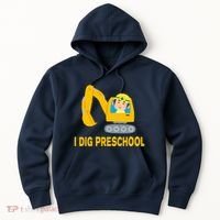 I Dig Preschool Bulldozer Hoodie thumb 0