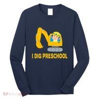I Dig Preschool Bulldozer Long Sleeve Shirt thumb 0