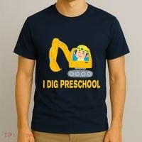 I Dig Preschool Bulldozer T-Shirt thumb 3
