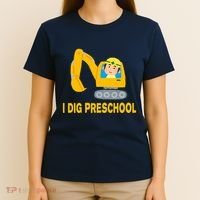 I Dig Preschool Bulldozer T-Shirt thumb 4
