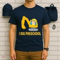 I Dig Preschool Bulldozer T-Shirt thumb 6
