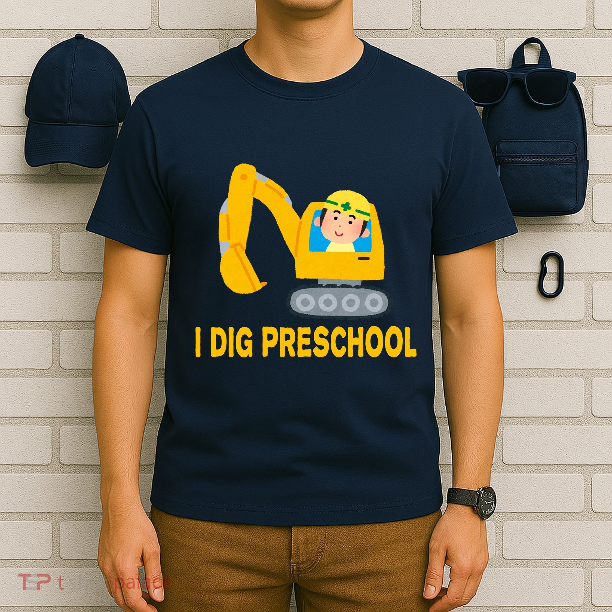 I Dig Preschool Bulldozer T-Shirt