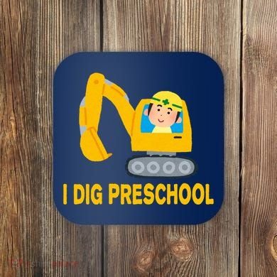 I Dig Preschool Bulldozer Coaster