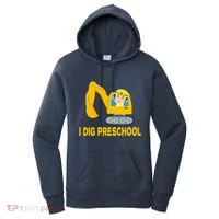 I Dig Preschool Bulldozer Women's Hoodie thumb 0