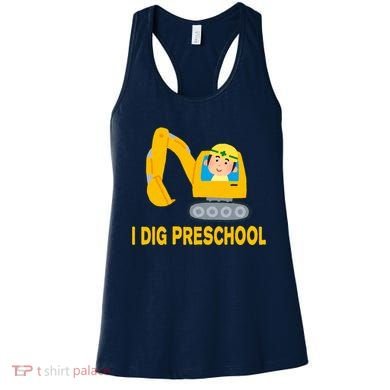 I Dig Preschool Bulldozer Women's Tank Top