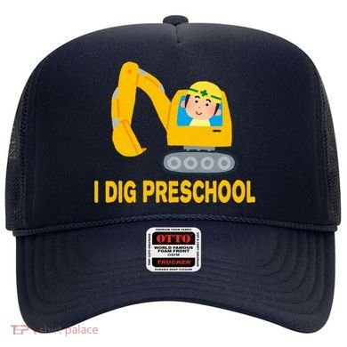 I Dig Preschool Bulldozer Hat