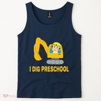 I Dig Preschool Bulldozer Tank Top thumb 2