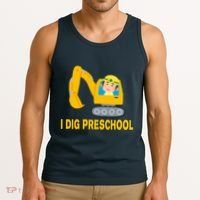 I Dig Preschool Bulldozer Tank Top thumb 3